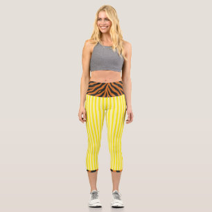 "TIGRESA DE LIMONADA" - PANTALONES CAPRI DE CIÑA A