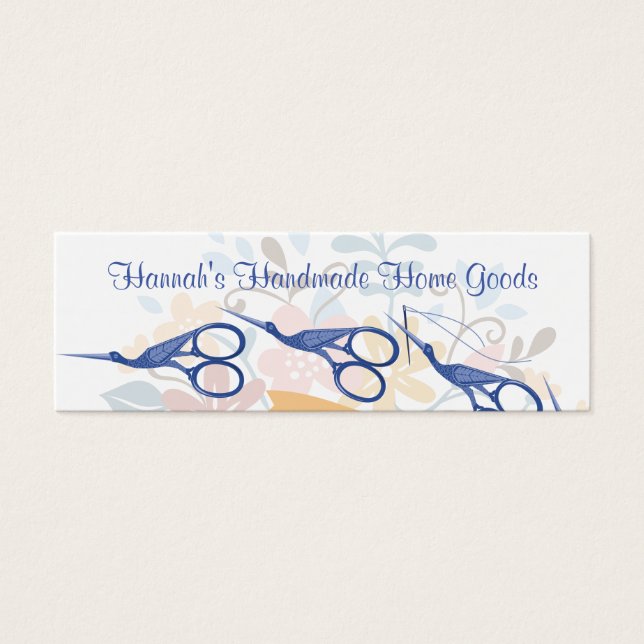 Tijeras de cigüeña de aves ornamentales cosiendo c (Frente)