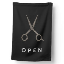 tijeras modernas de bandera ABIERTA - Bandera de l