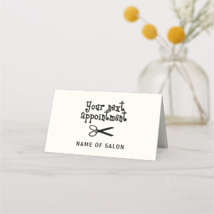 Tijeras - Tarjeta de cita Hair Stylist