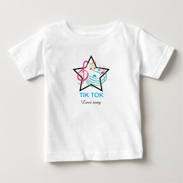 tik tok Baby Tops & T-Shirts (Anverso)