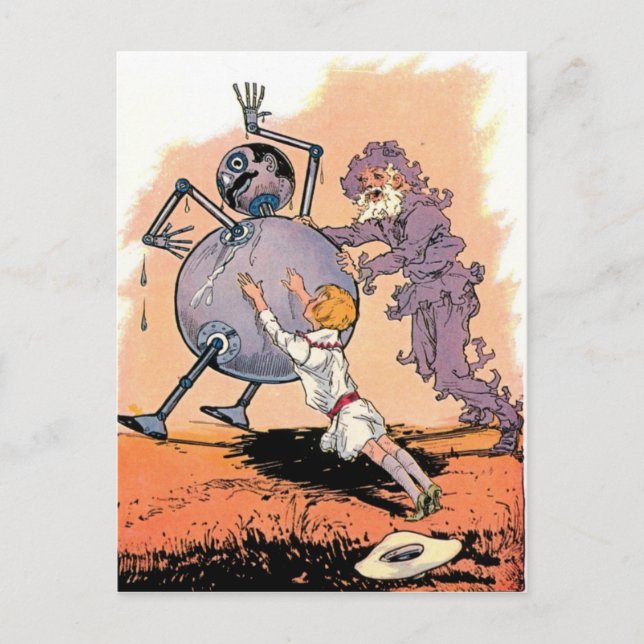 Tik Tok de la postal Oz (Anverso)