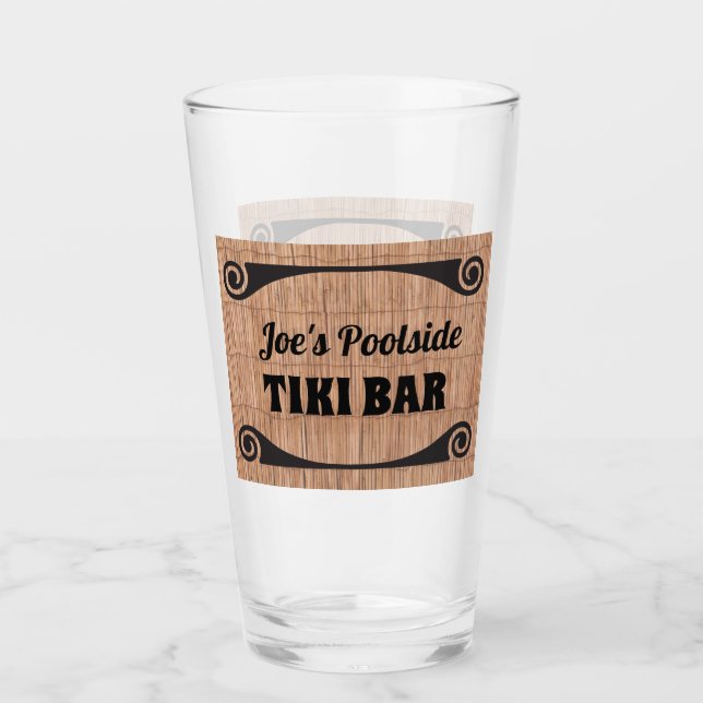 Tiki Bar con el nombre de Bamboo Reed Background (Anverso)