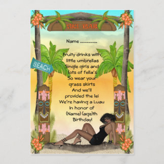 Tiki - invitación