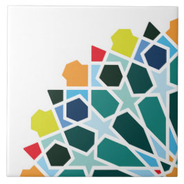 Tile cerámico con diseño de baldosas marroquíes