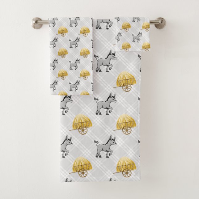 tilo lindo Patrón de burro de paño (In situ)