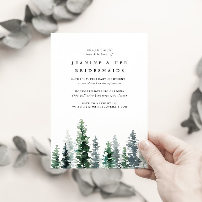 Timber Grove | Bridesmaids Brunch Invitación (Subido por el creador)