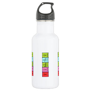 Timothy periódica nombre de tabla botella de agua