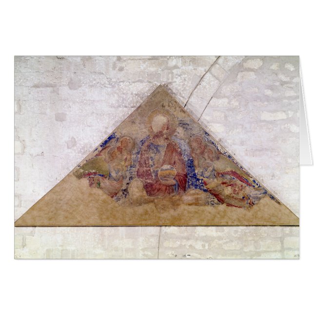 Tímpano que representa la bendición del salvador, (Anverso (Horizontal))