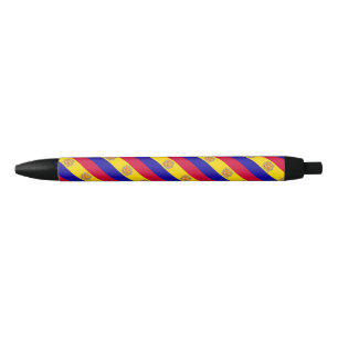 Tinta Azul Bolígrafo con bandera de Andorra