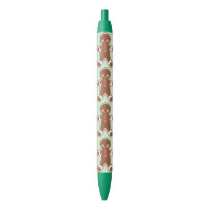 Tinta Azul Bolígrafo de galletas de jengibre de Navidad