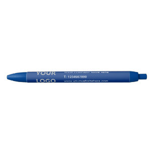 Tinta Azul Logotipo de la empresa y bolígrafo promocional de