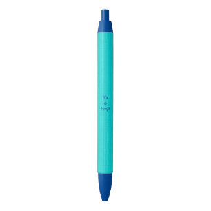 Tinta Azul Rayas azules claras. Es un bolígrafo de personaliz