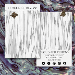 Tinta de las líneas de la entrada de la tarjeta de