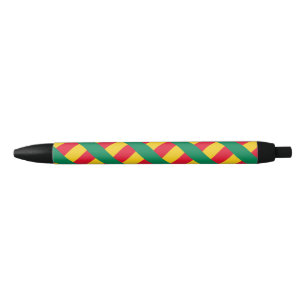 Tinta Negra Bolígrafo con bandera de Benín
