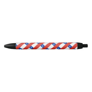 Tinta Negra Bolígrafo con bandera de Chile