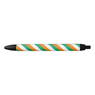 Tinta Negra Bolígrafo con bandera de Costa de Marfil