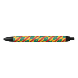 Tinta Negra Bolígrafo con bandera de Granada