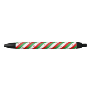 Tinta Negra Bolígrafo con bandera de Irán