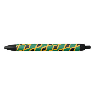Tinta Negra Bolígrafo con bandera de Jamaica