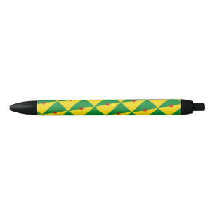 Tinta Negra Bolígrafo con bandera de la Guyana Francesa