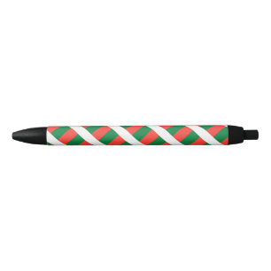 Tinta Negra Bolígrafo con bandera de Madagascar