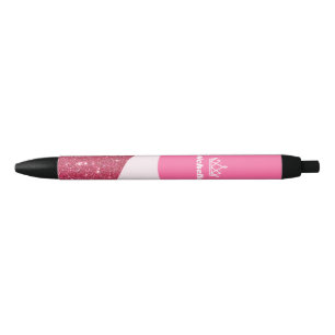 Tinta Negra Bolígrafo de Autógrafo para Concurso Rosa Berry Sp