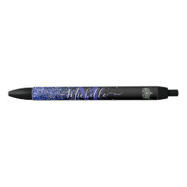 Tinta Negra Bolígrafo de Autógrafo Personalizado Royal Blue Gl