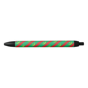 Tinta Negra Bolígrafo de Balances con Bandera de Mauritania