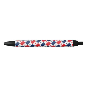 Tinta Negra Bolígrafo de balanza con bandera de Panamá
