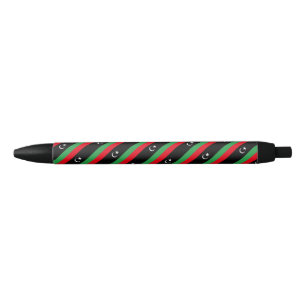 Tinta Negra Bolígrafo de balanza de bandera libia