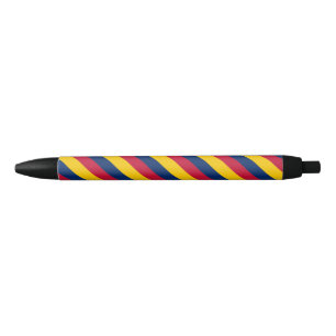 Tinta Negra Bolígrafo de Ballpoint de Bandera de Rumania