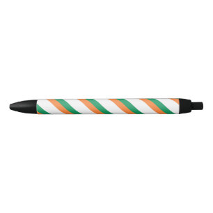 Tinta Negra Bolígrafo de Ballpoint Pen con bandera de Irlanda