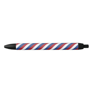 Tinta Negra Bolígrafo de Ballpoint Pen con bandera de los País