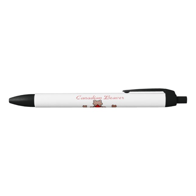 Tinta Negra Bolígrafo de castores canadiense (Parte superior)