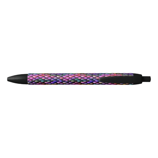 Tinta Negra Bolígrafo de dragón arco iris Pen #2 (Reverso)