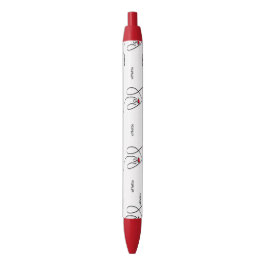 Tinta Negra Bolígrafo de Labio Rojo Affetto (Aflicción)