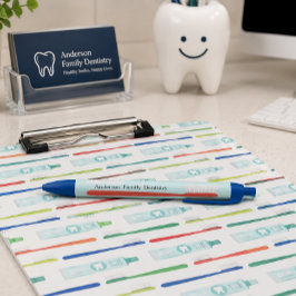 Tinta Negra Bolígrafo de oficina dental personalizado