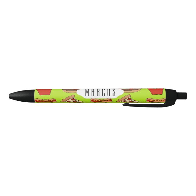 Tinta Negra Bolígrafo de personalizado de comida basura (Parte de abajo)