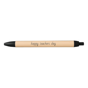 Tinta Negra bolígrafo del día de los profesores felices