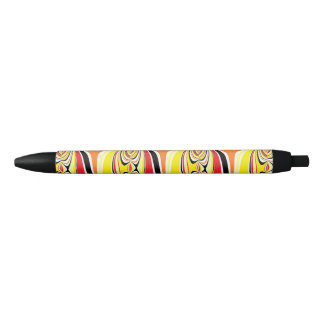 Tinta Negra bolígrafo extendido de tiras de verano