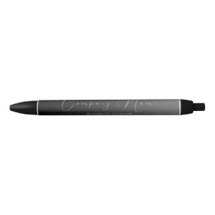 Tinta Negra bolígrafo monogramado de negocios promocional BLAC