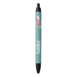 Tinta Negra Bolígrafo personalizado de crías de vaca de fútbol