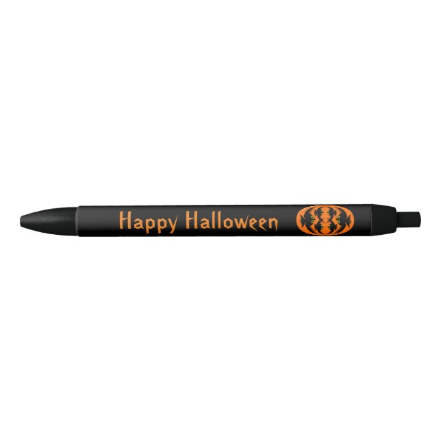 Tinta Negra Bolígrafo personalizado de Halloween Crows (Anverso)