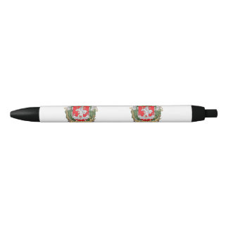 Tinta Negra Escudo de armas de Vilnius, Lituania Bolígrafo de