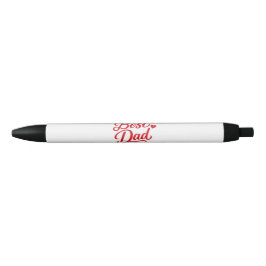 Tinta Negra Mejor bolígrafo de escritura roja para papá