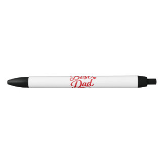 Tinta Negra Mejor bolígrafo de escritura roja para papá