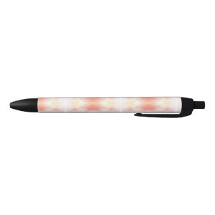 Tinta Negra Un bolígrafo con un diseño nublado de colores past