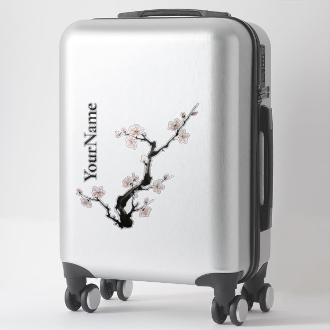 Tinta Sumi-E | Flor de Cerezo | Calcomanía de Vini (Maleta)