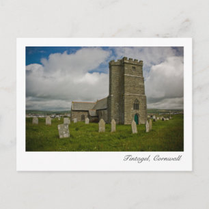 Tintagel, tarjeta postal Cornwall